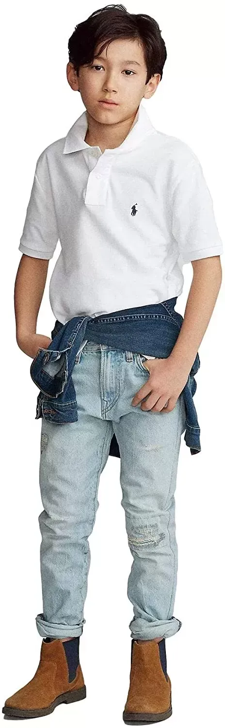 POLO RALPH LAUREN Boys Classic Fit Mesh Polo Shirt