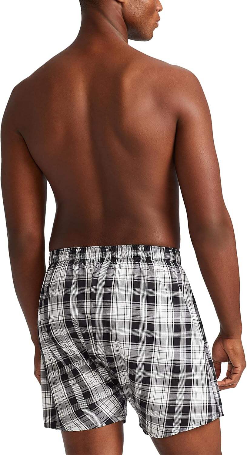 Polo Ralph Lauren Men's Classic Fit Woven Cotton Boxers (3 Pack)