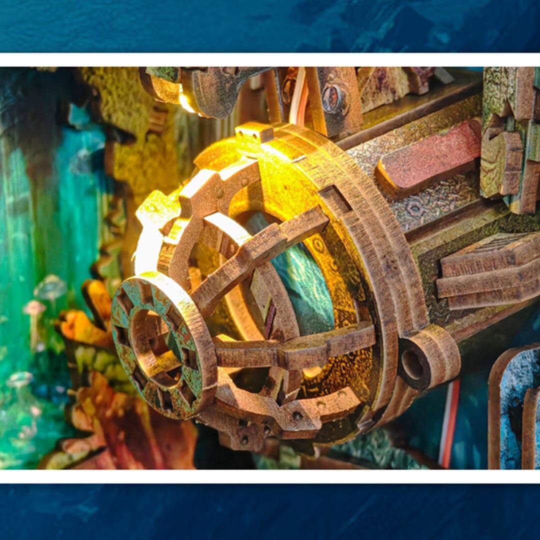 Discover Atlantis DIY Book Nook Shelf Insert