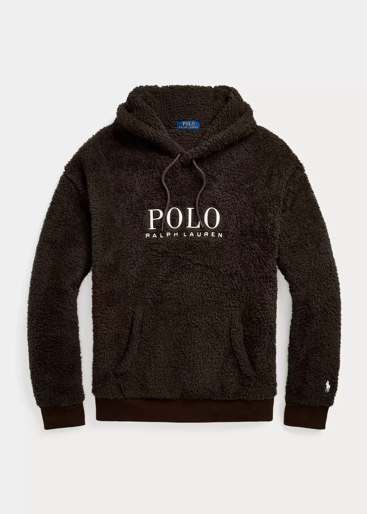 Polo Ralph Lauren Embroidered-Logo Pile Fleece Hoodie