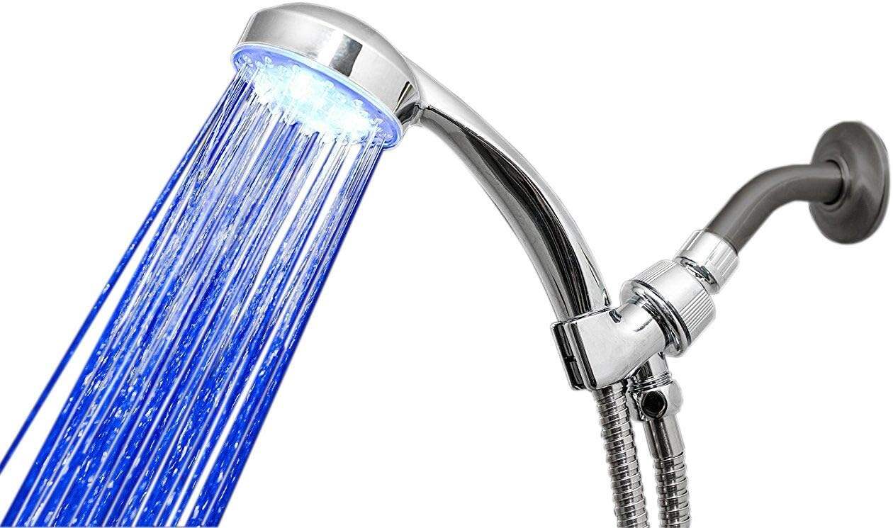 2 Pack 3-Color Temperature Sensitive Gradient LED Water Faucet Light - Color Changing Tap for Kitchen & Bathroom