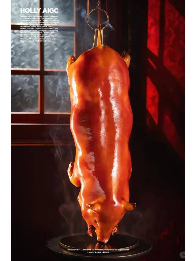 😍Whole Roasted Suckling Pig 🐷- Premium Quality, Fast 2-Day US Shipping!