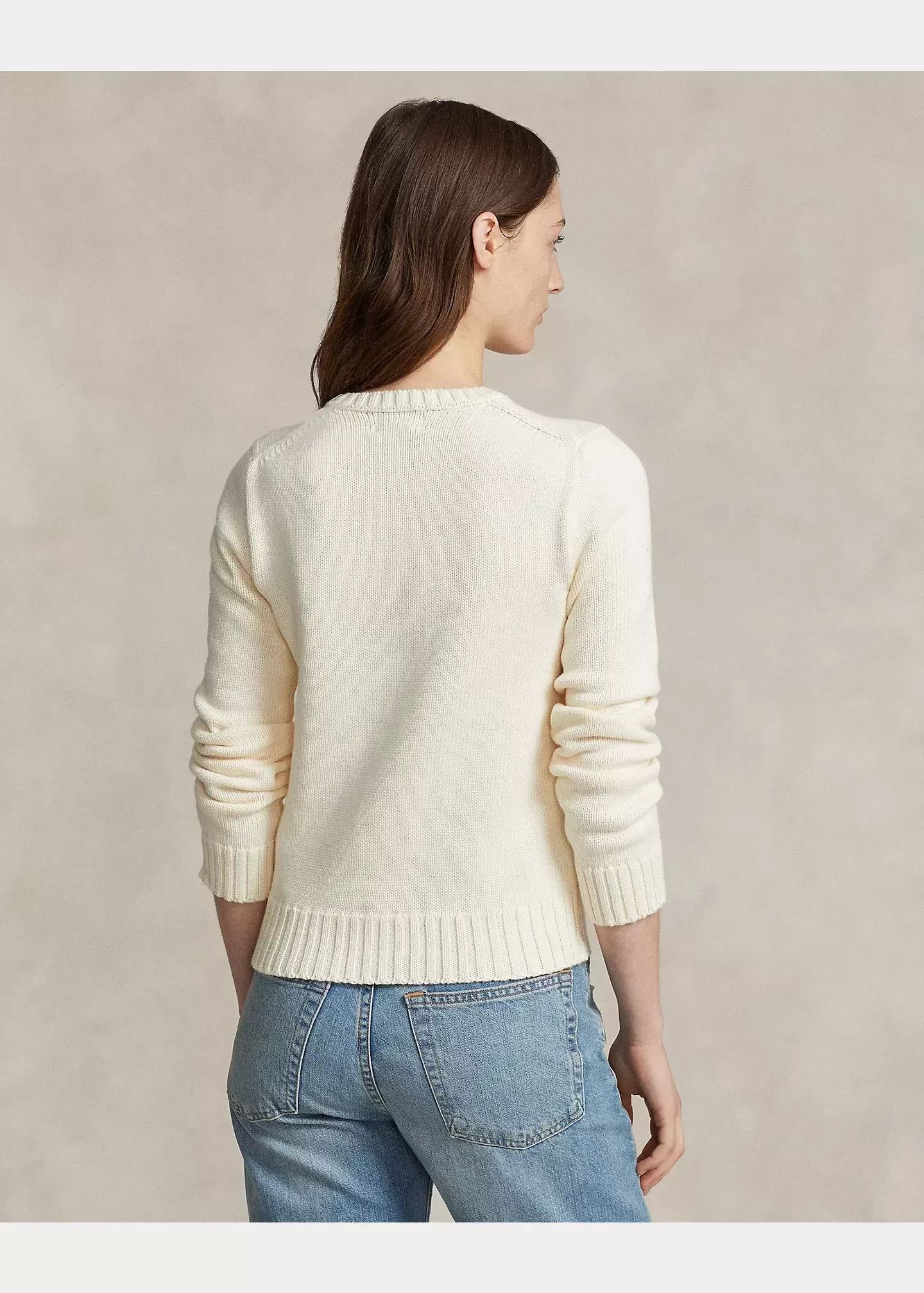 Polo Ralph Lauren Flag Cotton Crewneck Sweater
