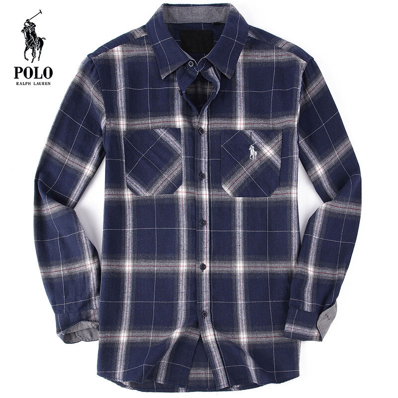 Ralph Lauren Men's flannel plaid shirt(Last day of limited time specials)