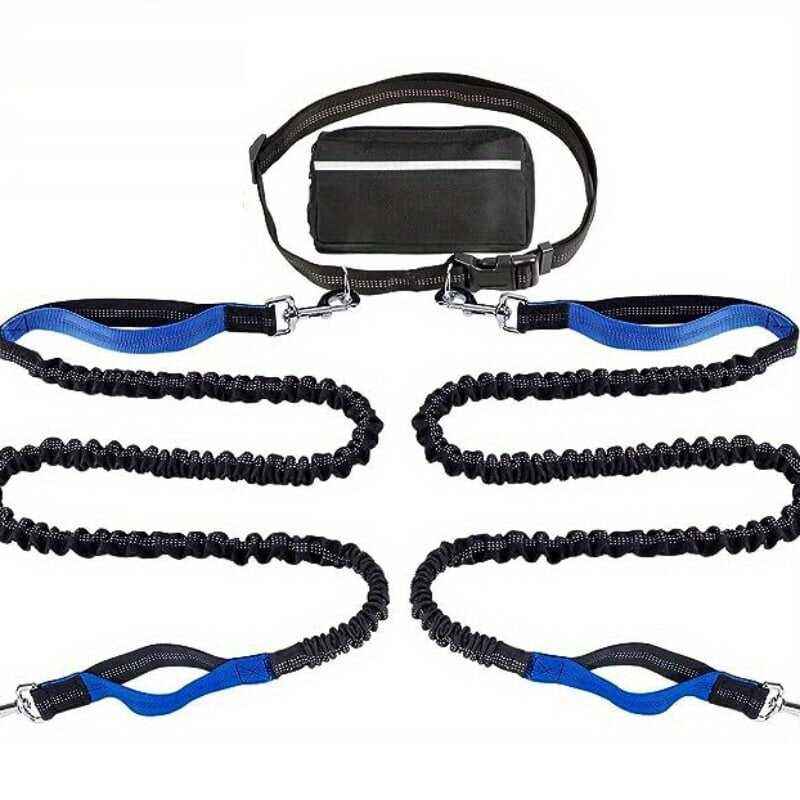 🔥Mother's Day Sale -Hands Free Dog Leash with Zipper Pouch