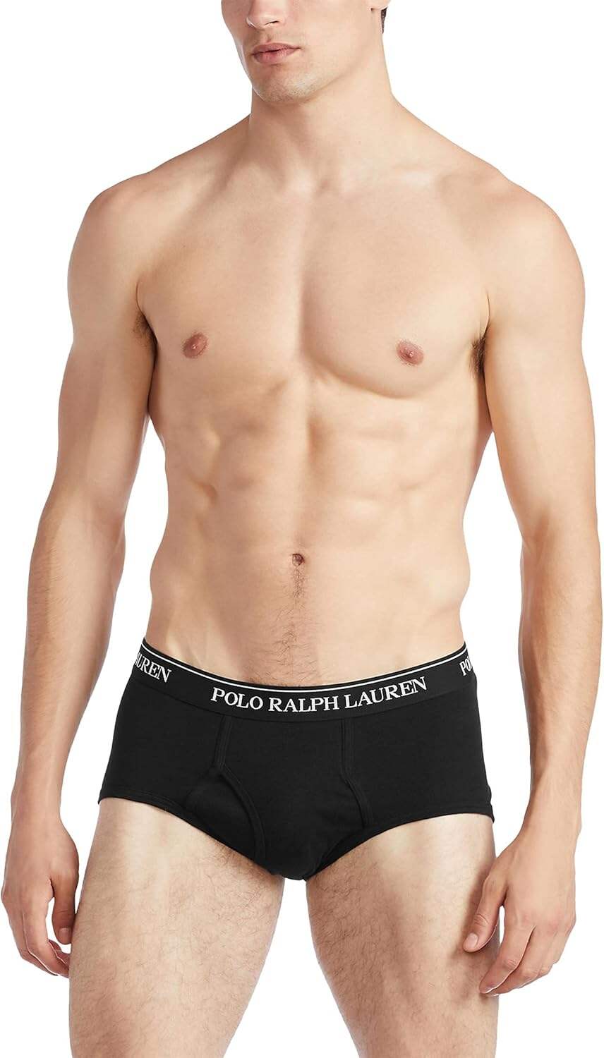 Polo Ralph Lauren Men's Stretch Classic Fit Briefs 4 Pack