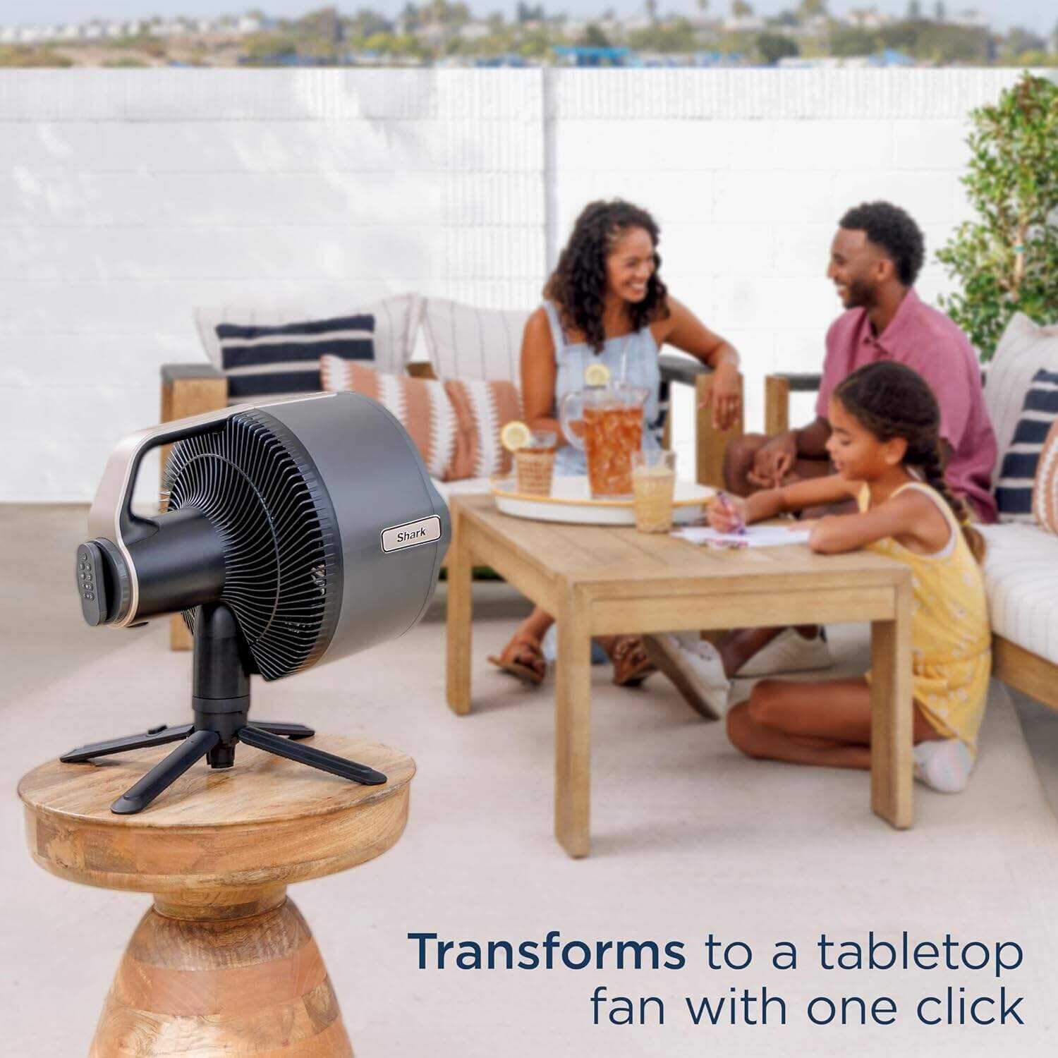Shark FlexBreeze Pro Mist Fan — Indoor & Outdoor, Integrated Misting