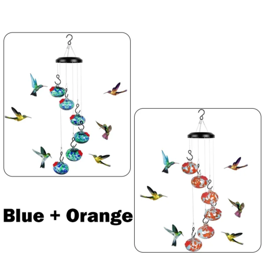 🎁 Hot Sale 49% OFF 🔥 2025 New Charming Wind Chimes Hummingbird Feeders Garden Decor