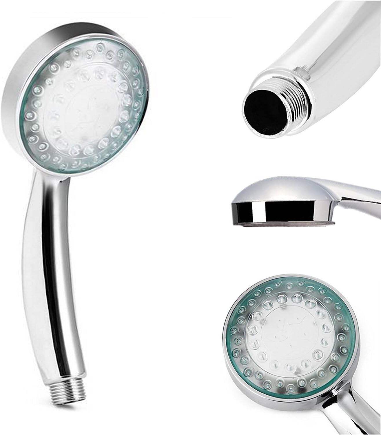 2 Pack 3-Color Temperature Sensitive Gradient LED Water Faucet Light - Color Changing Tap for Kitchen & Bathroom