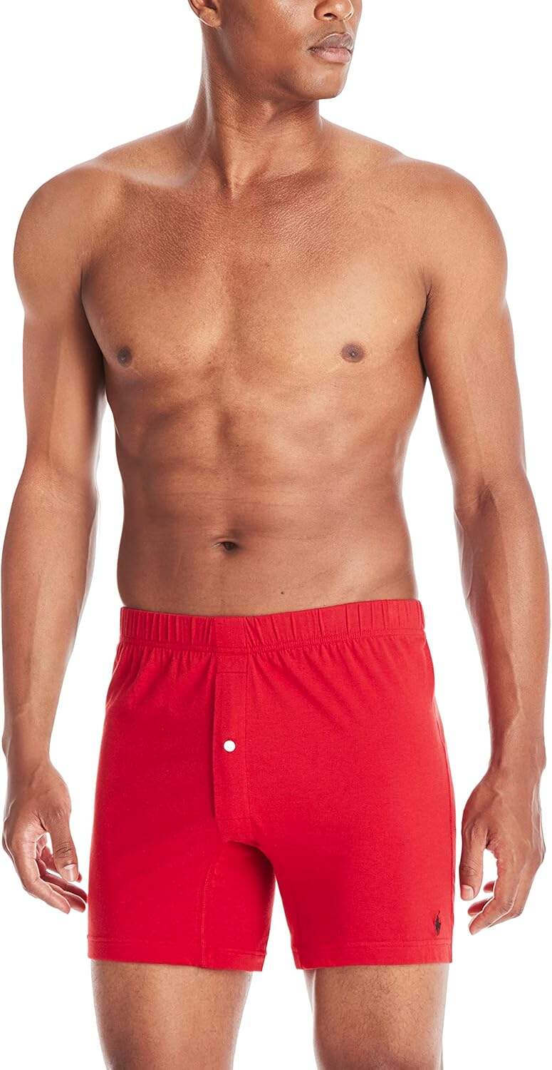 Polo Ralph Lauren Men's Classic Fit Knit Boxers 3 Pack
