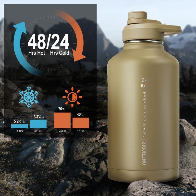 🔥LAST DAY 69% OFF - 💧64oz Hot & Cold Flask- Buy 1 Get 1 FREE + Free Shipping!