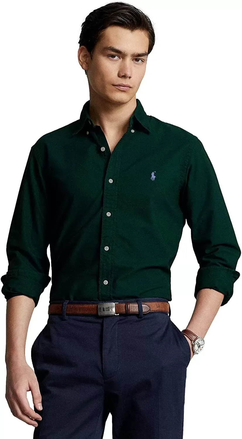 POLO RALPH LAUREN Men's Long Sleeve Classic Oxford Shirt