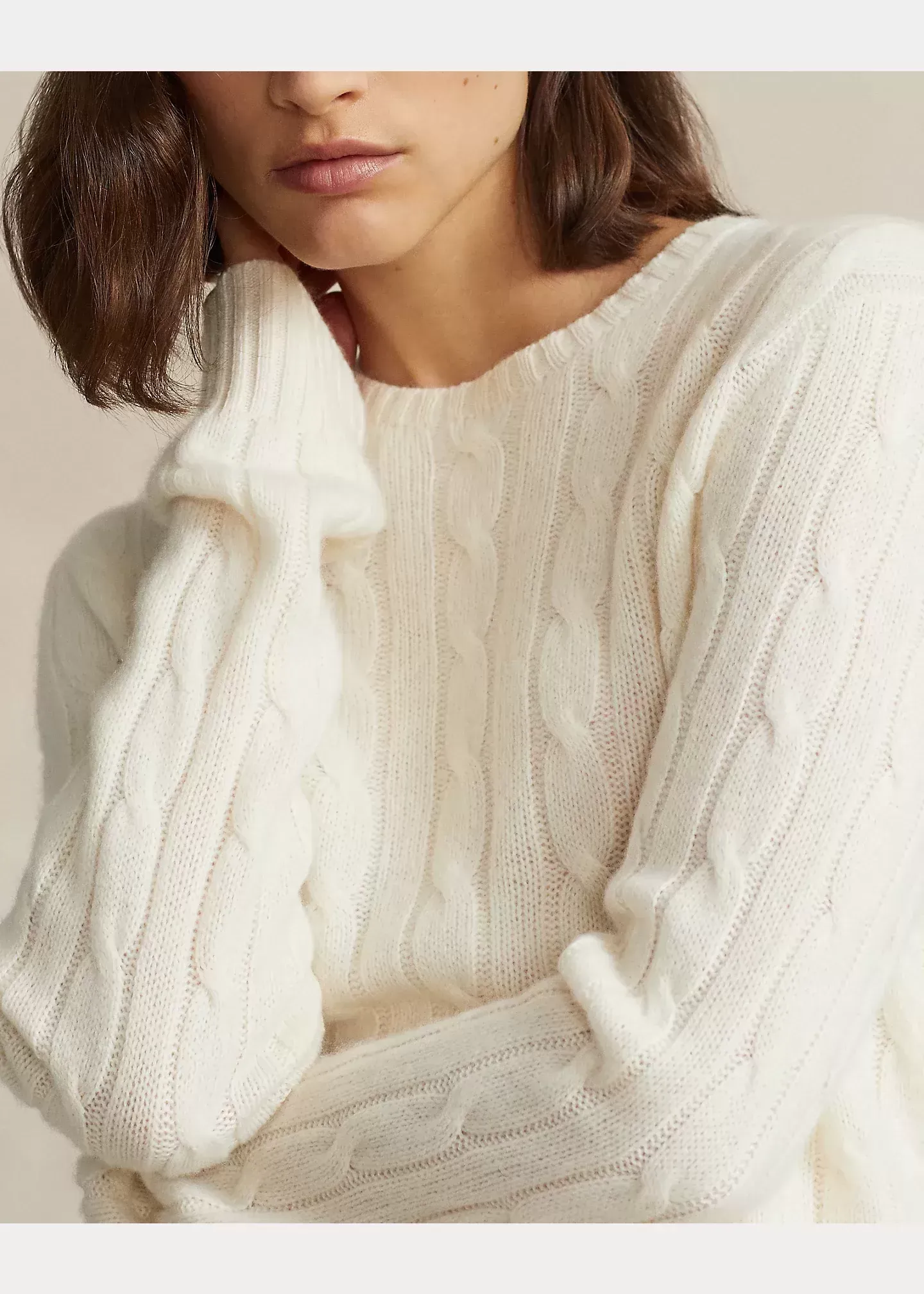Polo Ralph Lauren The Iconic Cable-Knit Cashmere Sweater