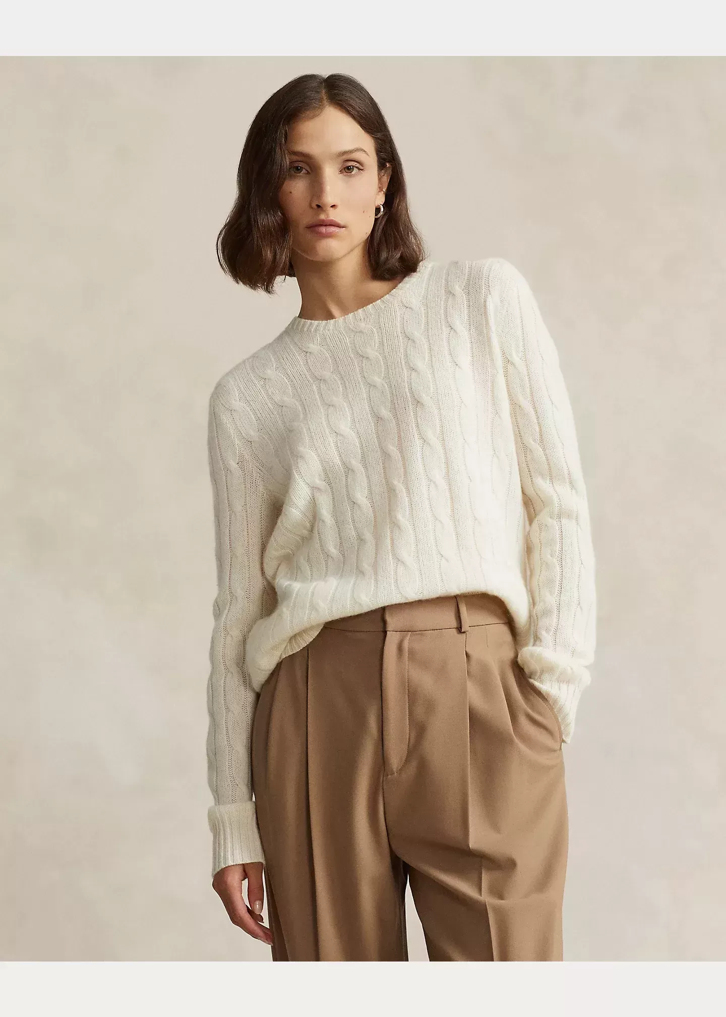 Polo Ralph Lauren The Iconic Cable-Knit Cashmere Sweater