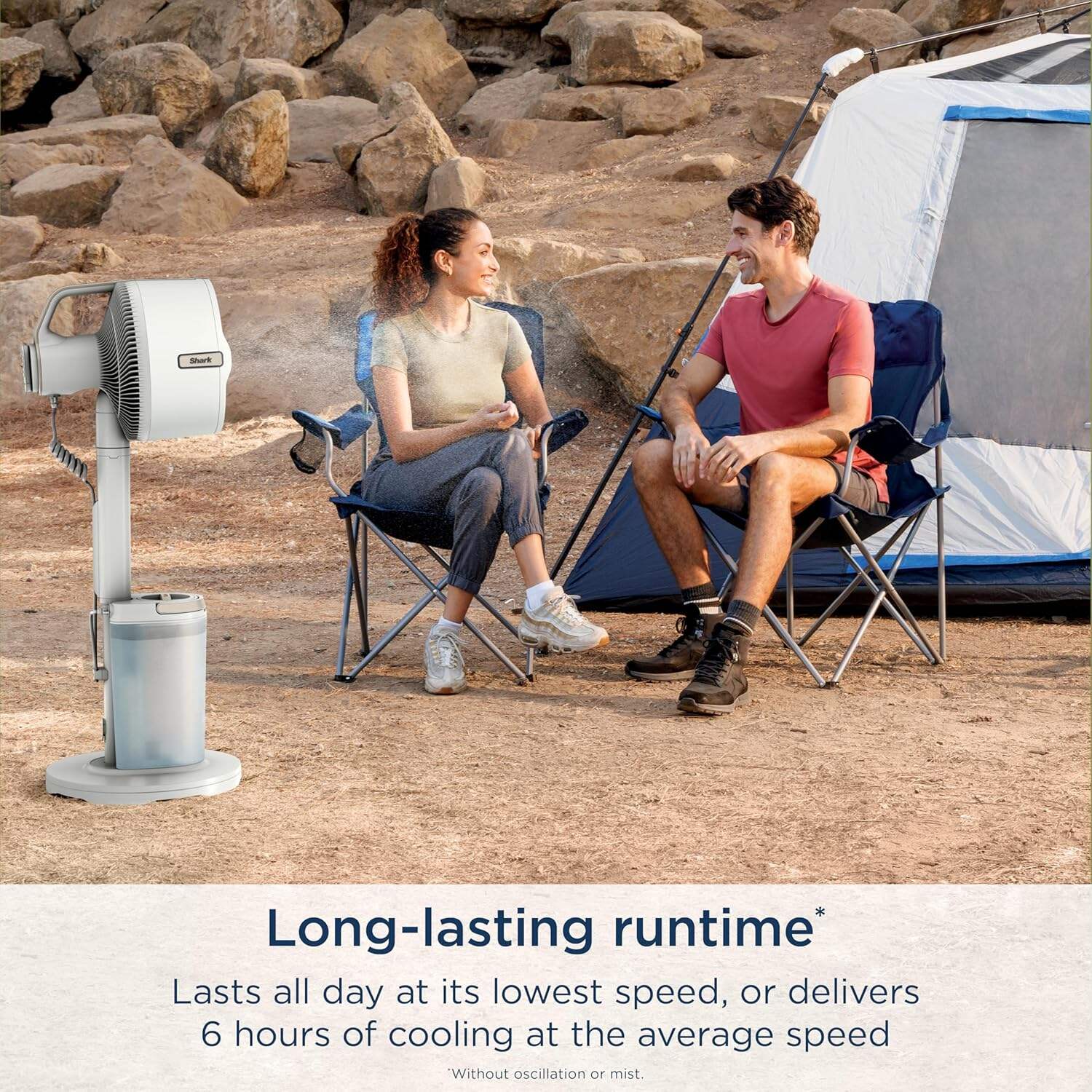 Shark FlexBreeze Pro Mist Fan — Indoor & Outdoor, Integrated Misting