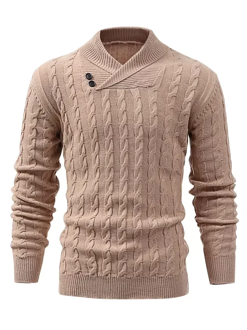 Ralph Lauren Men's Casual Warm High Stretchy Pullover Sweater For Fall Winter