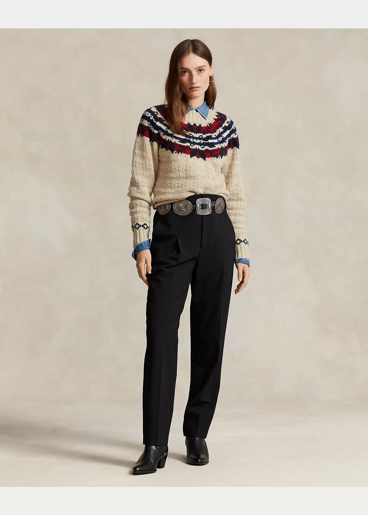 Polo Ralph LaurenFair Isle Wool-Blend Sweater