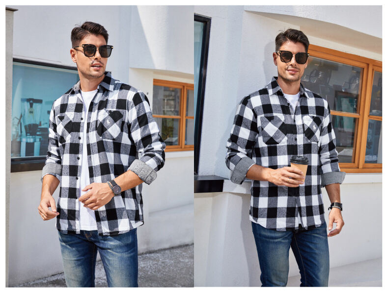 Ralph Lauren Men's flannel plaid shirt(Last day of limited time specials)