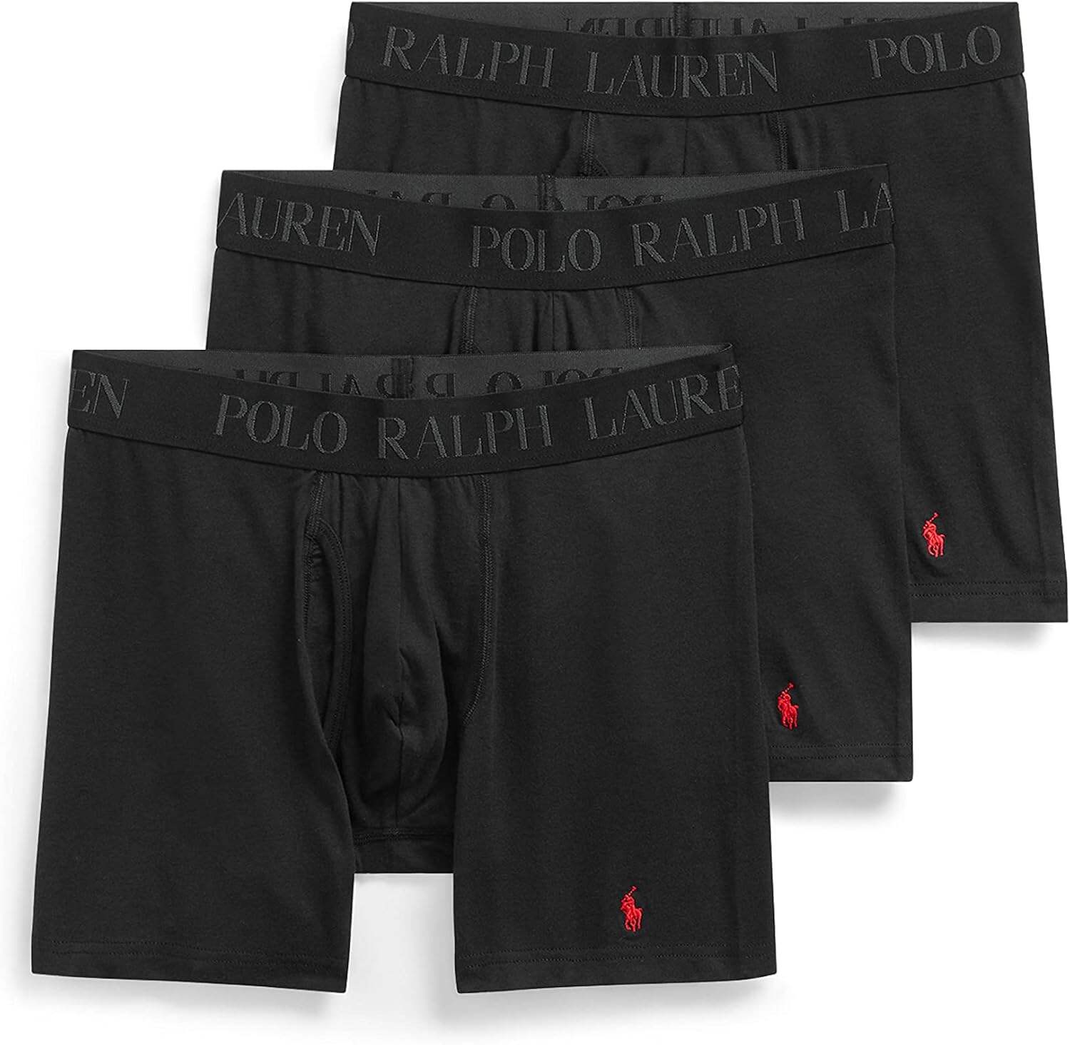 Polo Ralph Lauren Men's 4D Flex Cotton Modal Stretch Boxer Briefs (3 Pack)