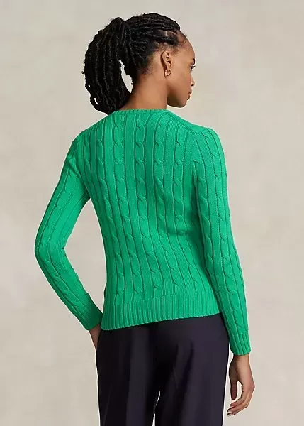 Polo Ralph Lauren Cable-Knit Cotton Crewneck Sweater