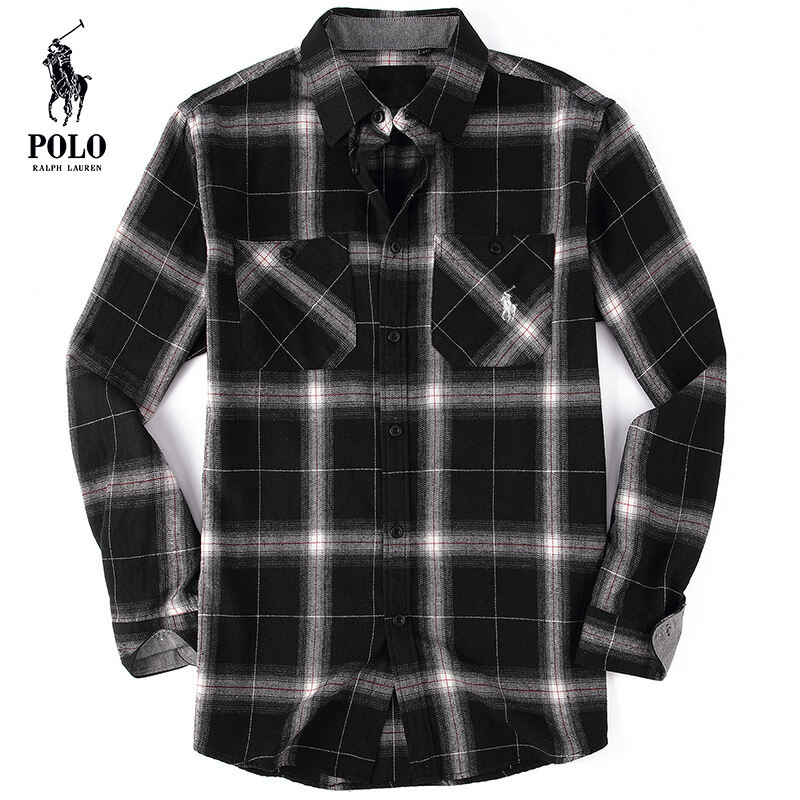 Ralph Lauren Men's flannel plaid shirt(Last day of limited time specials)