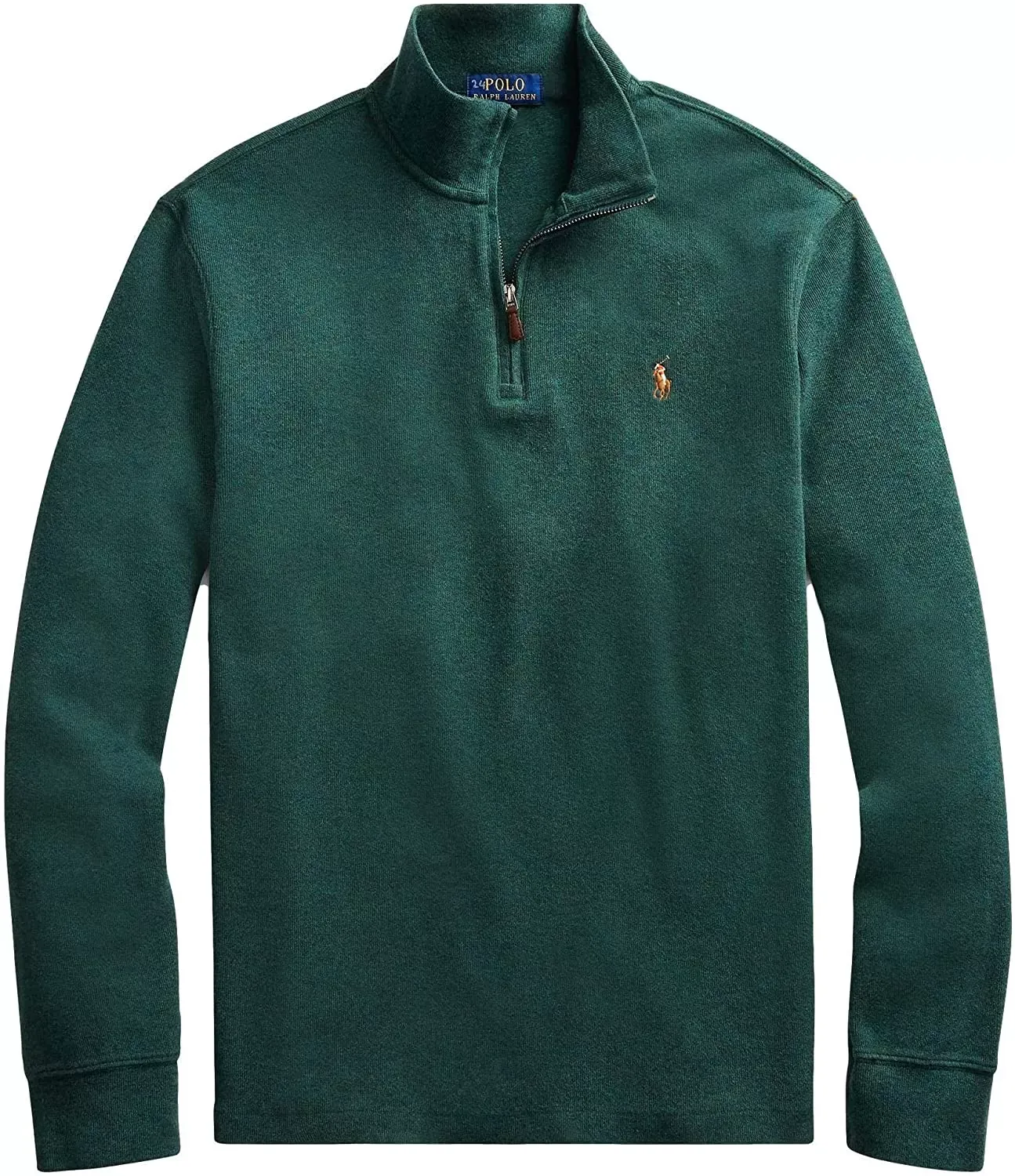 POLO RALPH LAUREN Men's Classic Estate-Rib Quarter-Zip Pullover Sweater