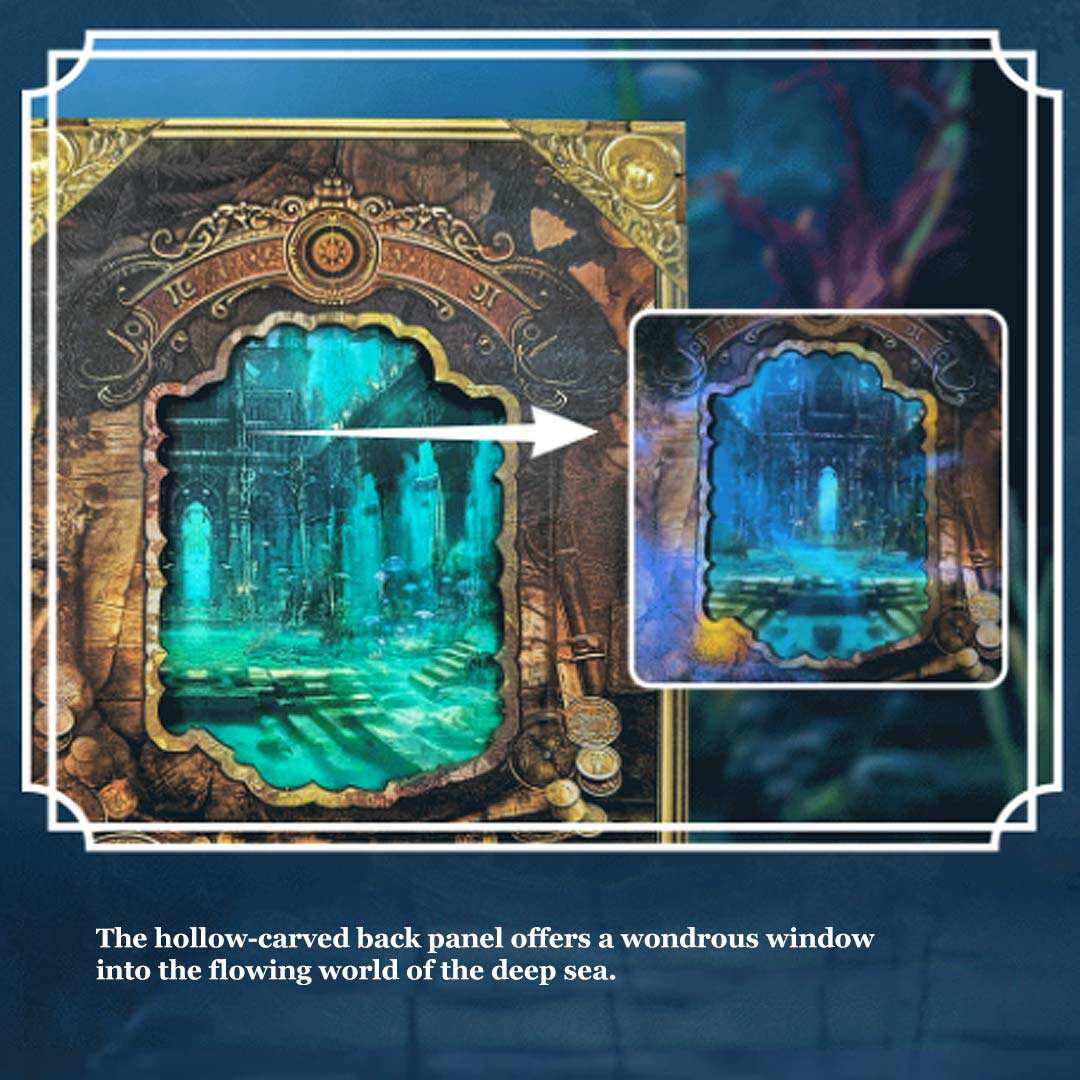 Discover Atlantis DIY Book Nook Shelf Insert