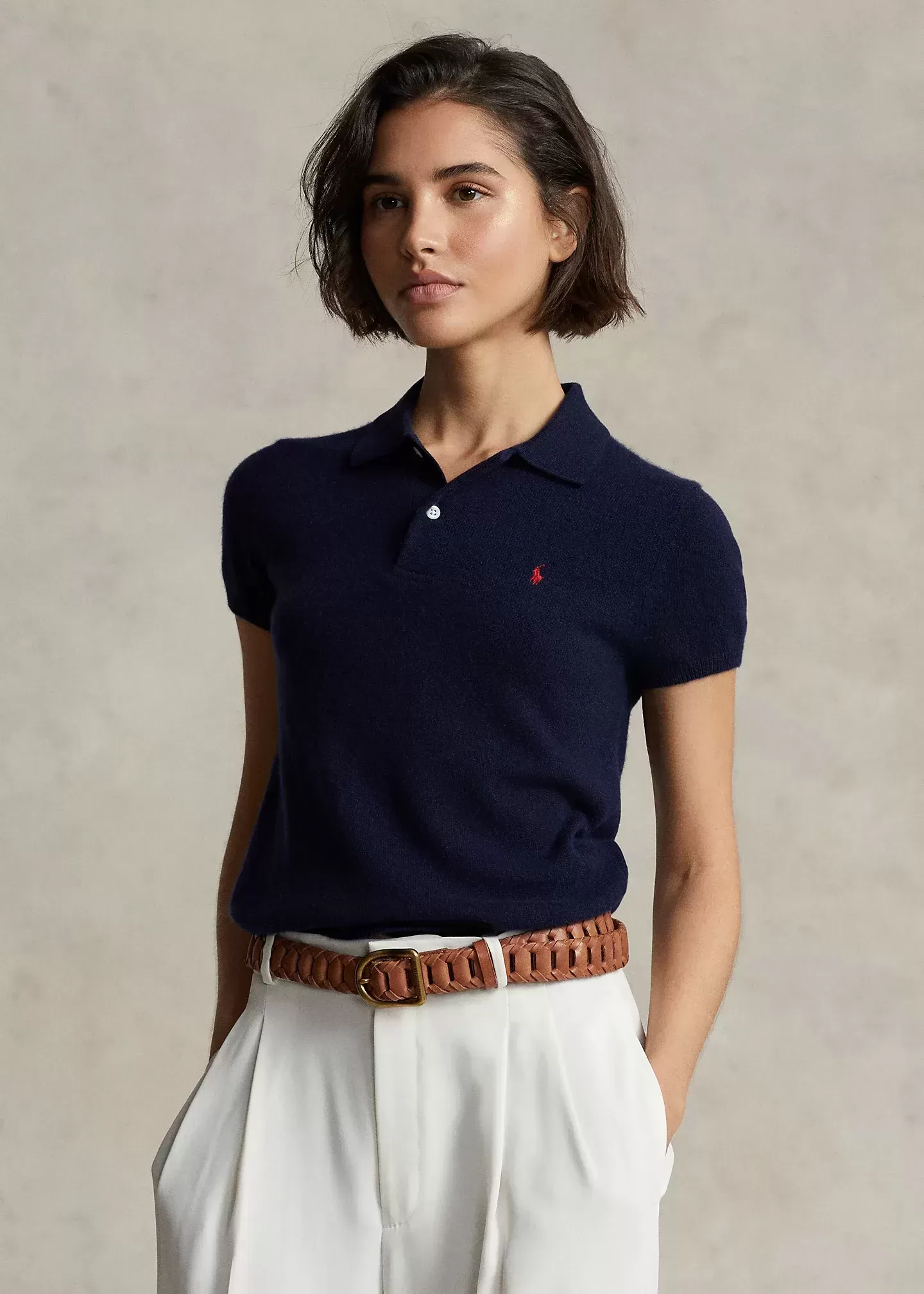 Polo Ralph Lauren Slim Fit Cashmere Polo Shirt