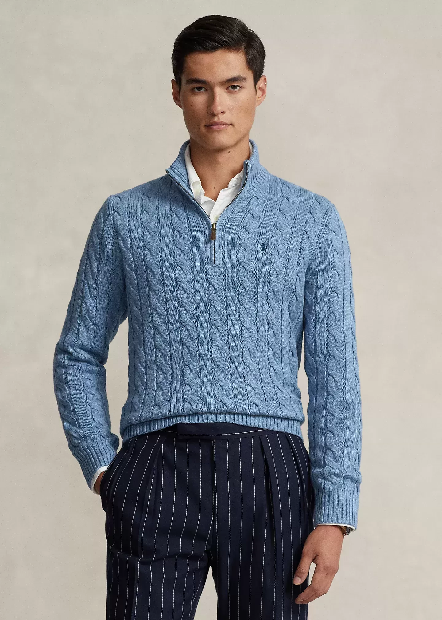 Polo Ralph Lauren Cable-Knit Cotton Sweater