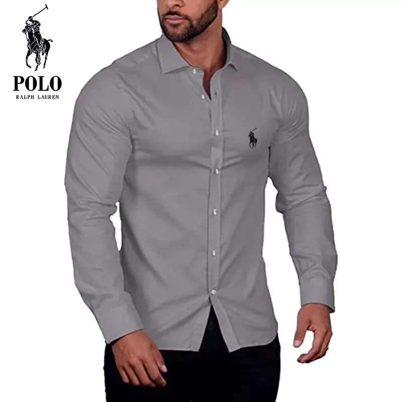 Ralph Lauren Men's pure cotton Long Sleeve Shirt