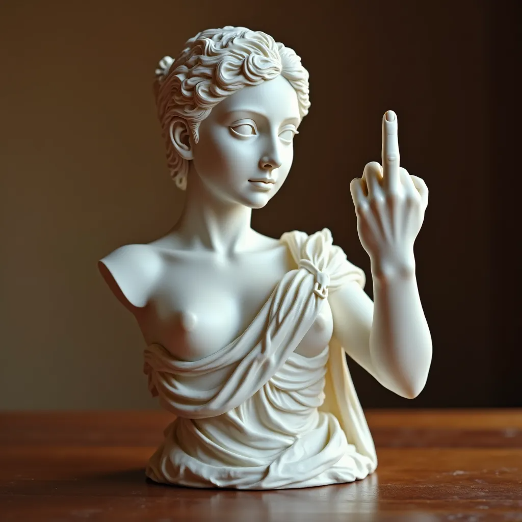 🎨✨ Venus with Attitude – The Original ‘Talk to the Hand’ Icon!