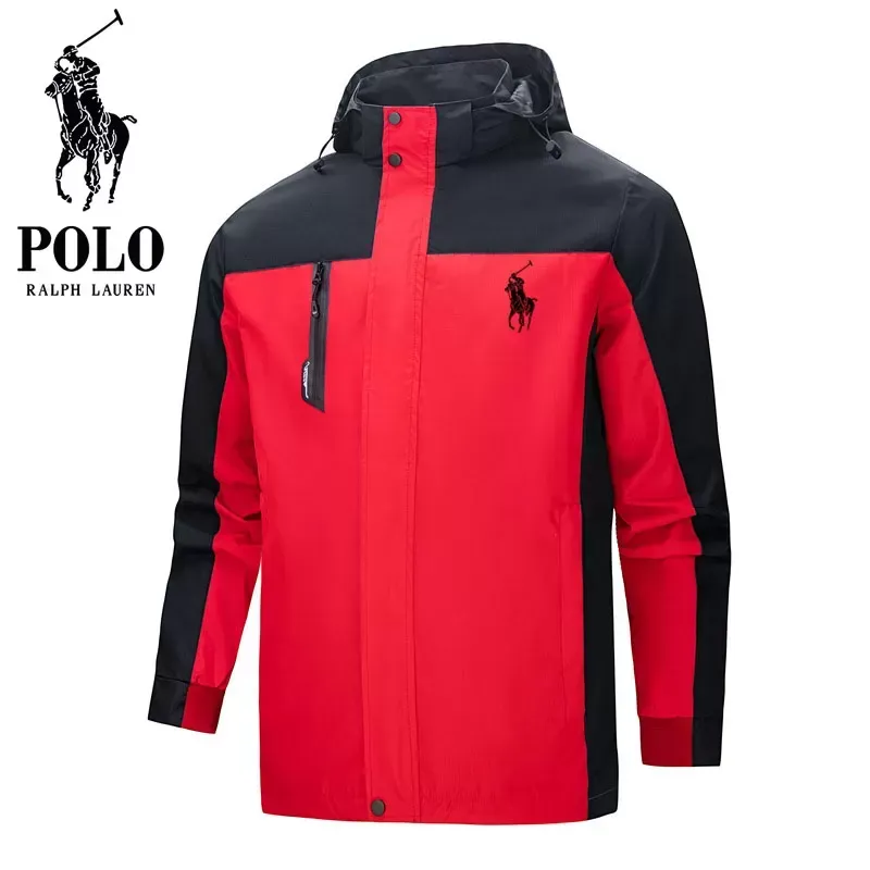 Ralph Lauren Men's Outdoor sports waterproof and windproof hooded jacket