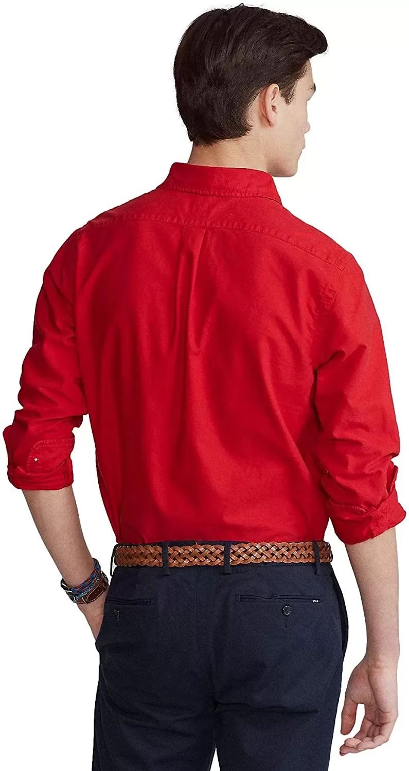 POLO RALPH LAUREN Men's Long Sleeve Classic Oxford Shirt