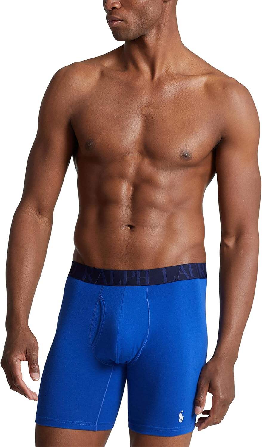 Polo Ralph Lauren Men's Stretch Classic Fit Boxer Briefs, Trunks & Long Leg Available, 3-pack