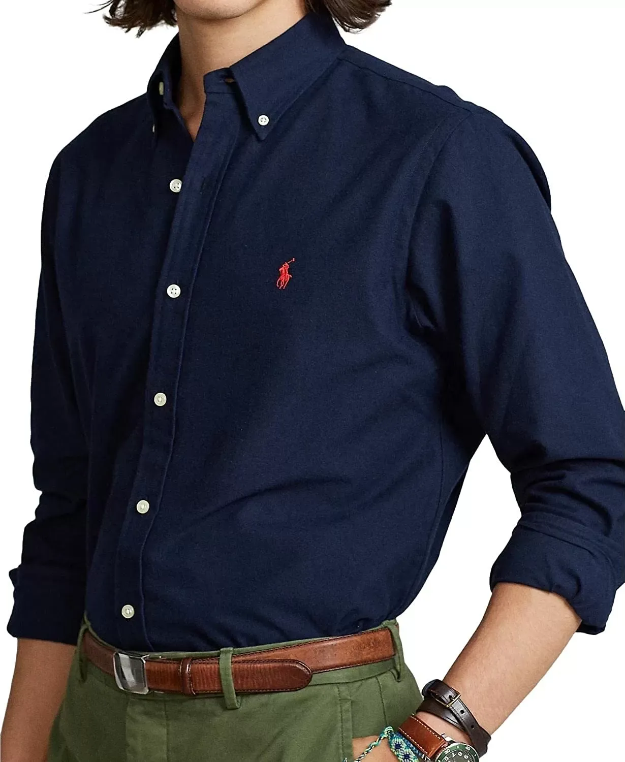 POLO RALPH LAUREN Men's Long Sleeve Classic Oxford Shirt