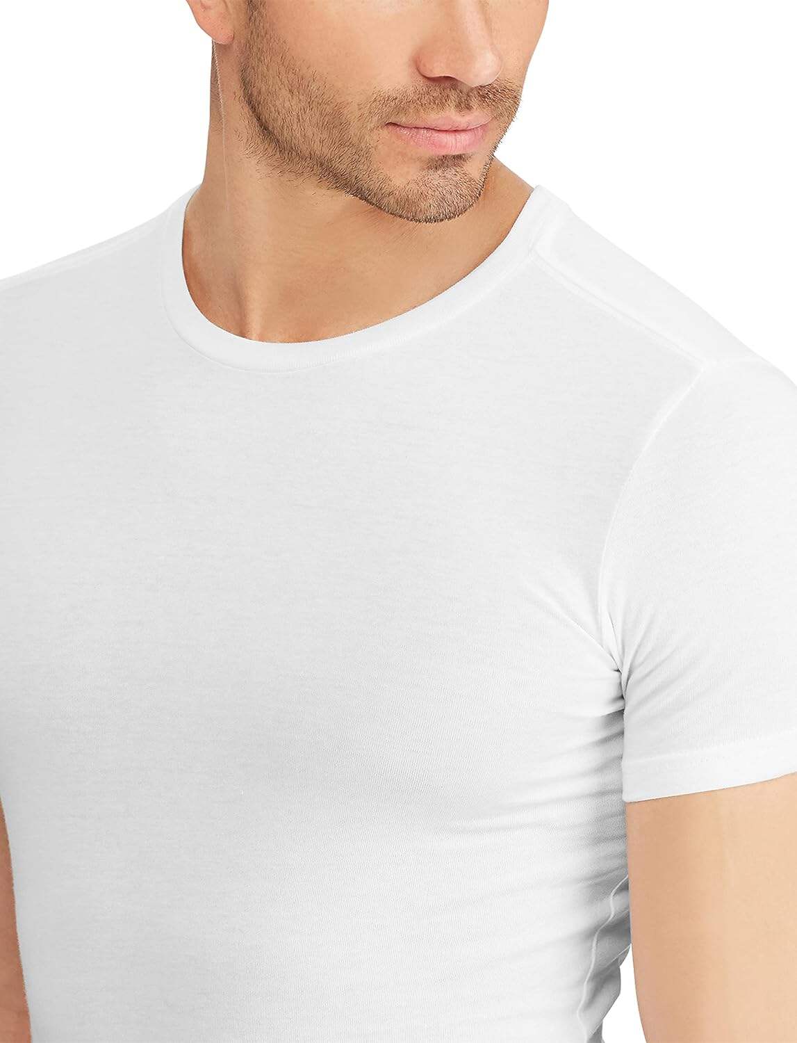 POLO Men's Polo Ralph Lauren Slim Fit Wicking Crew Undershirts (3 Pack)