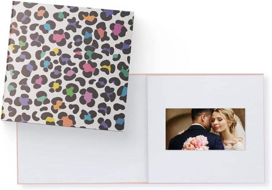 Heirloom Wedding Video Book - Create Your Own Digital Greeting Card Gift with Your Memories - Anniversary, Christmas, Wedding - Plays 10 Minutes of Video and Photos