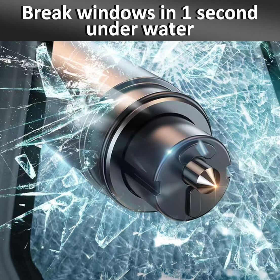 🛡️Safe Hammer Glass Breaker Under Water