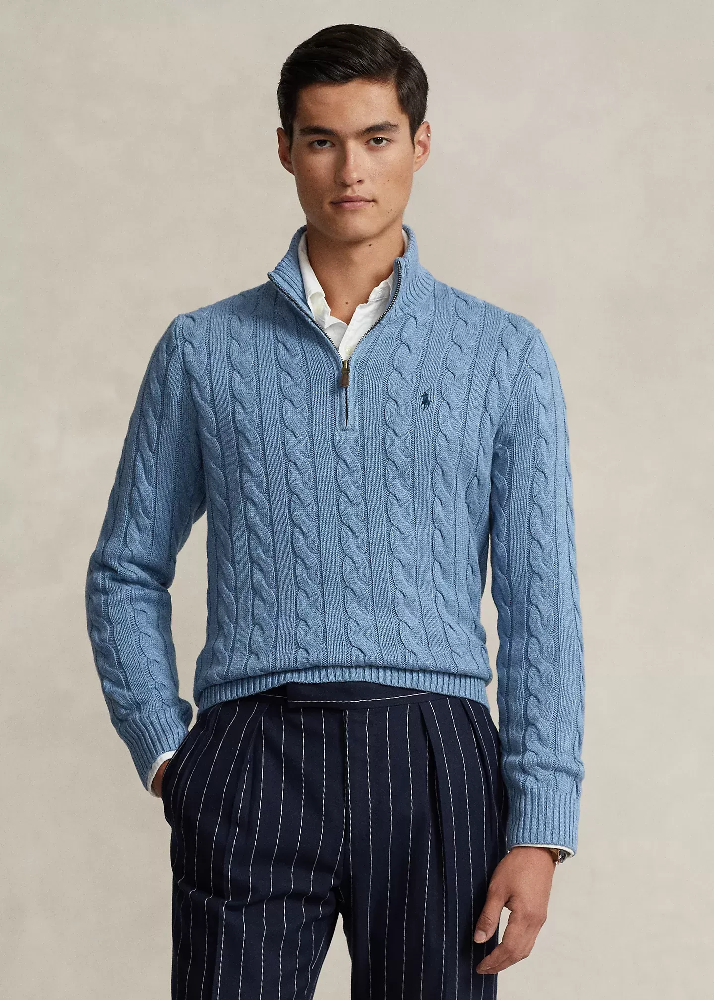 Polo Ralph Lauren Cable-Knit Cotton Sweater