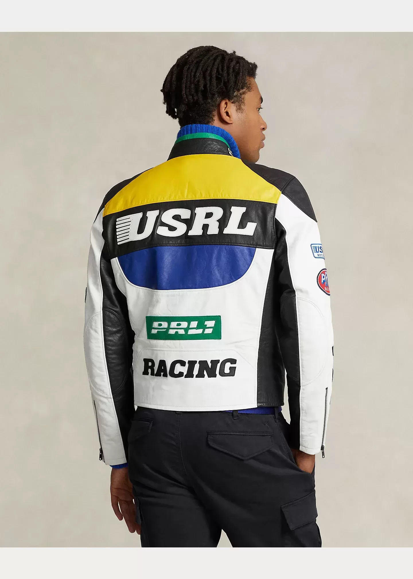 Polo Ralph Lauren Leather Caf�� Racer Jacket