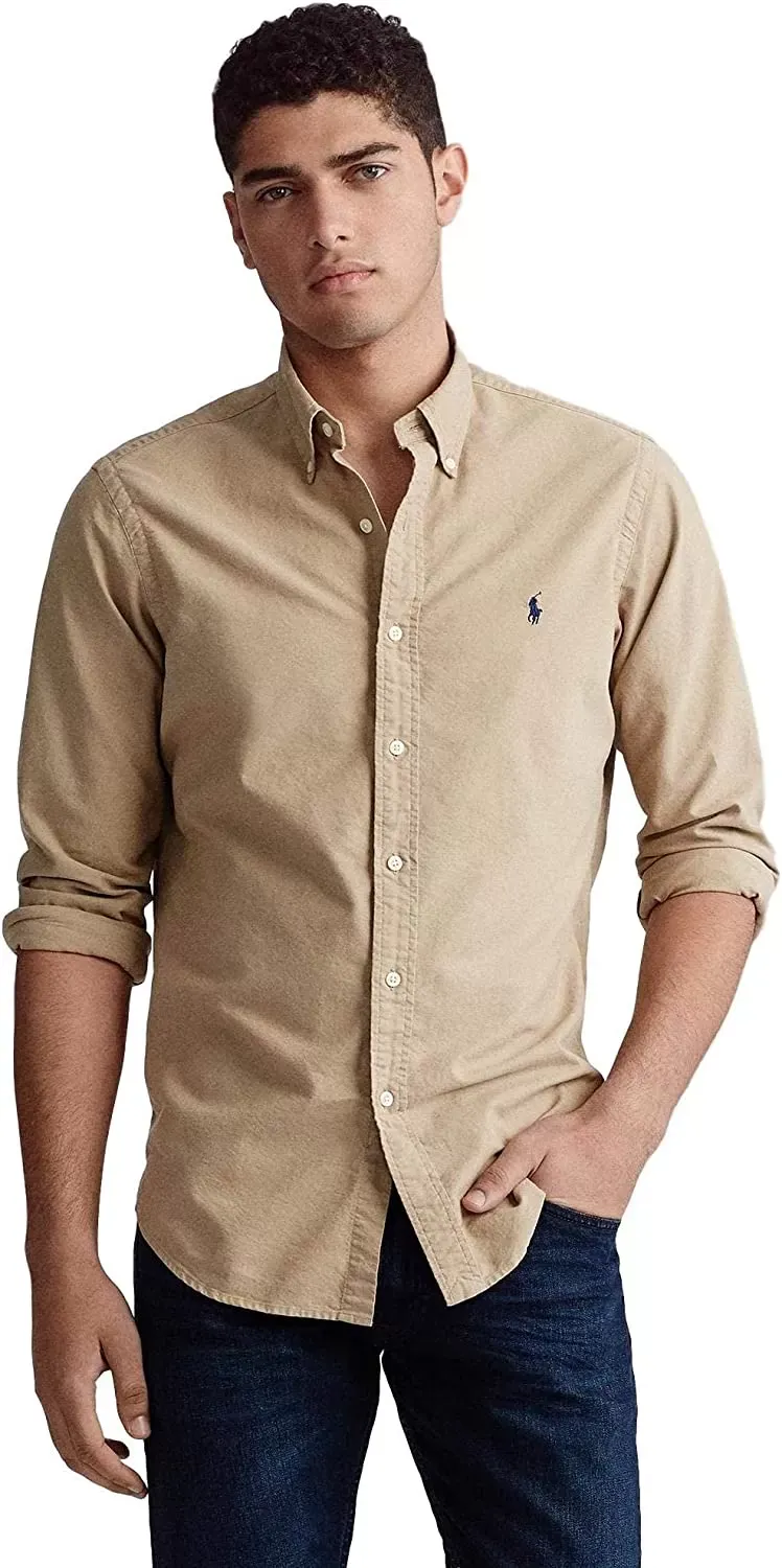 POLO RALPH LAUREN Men's Long Sleeve Classic Oxford Shirt
