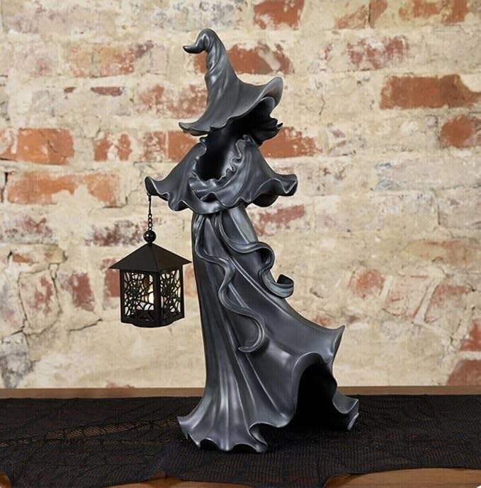 🔥LAST DAY 49% OFF - 🧙‍♀️💫Hand-Painted Enchanting Witch Statue: The Guardian of Your Home (✨Same as in the video)