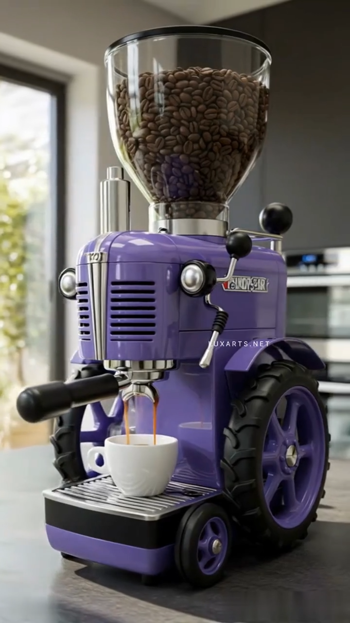 🔥Limited Time Offer💖Bold Design tractor Coffee Maker