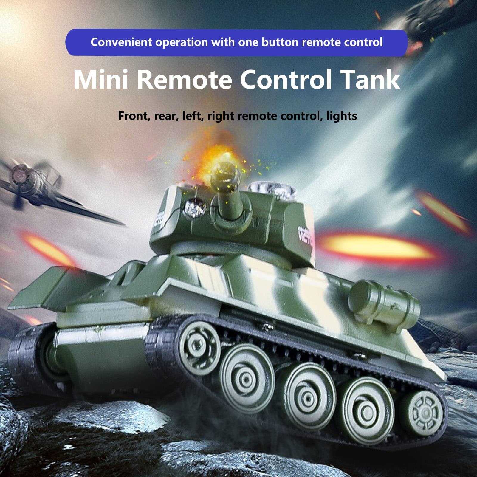 Mini WWII Gray German Tiger RC Tank Toy