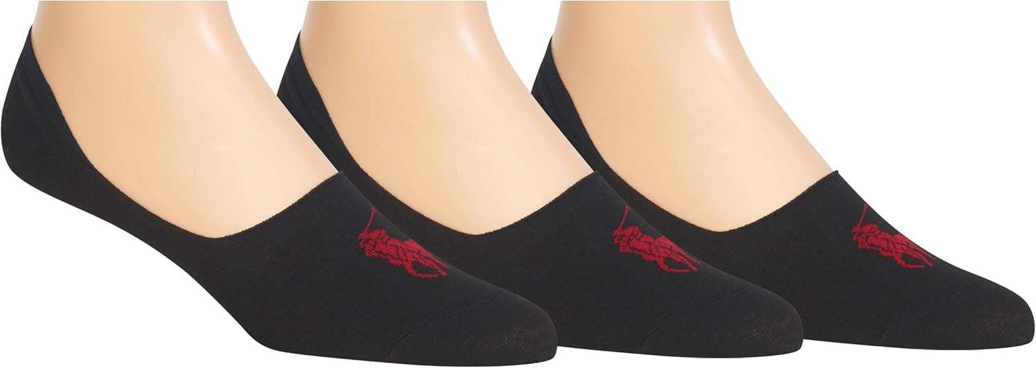 Polo Ralph Lauren Men's Light Weight Liner Socks (3 Pairs)