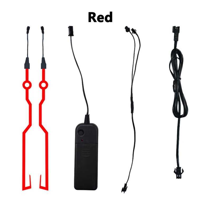 🔥🔥Motorcycle Helmet Light LED DIY Helmet LED Light Motorbike Reflective Strips