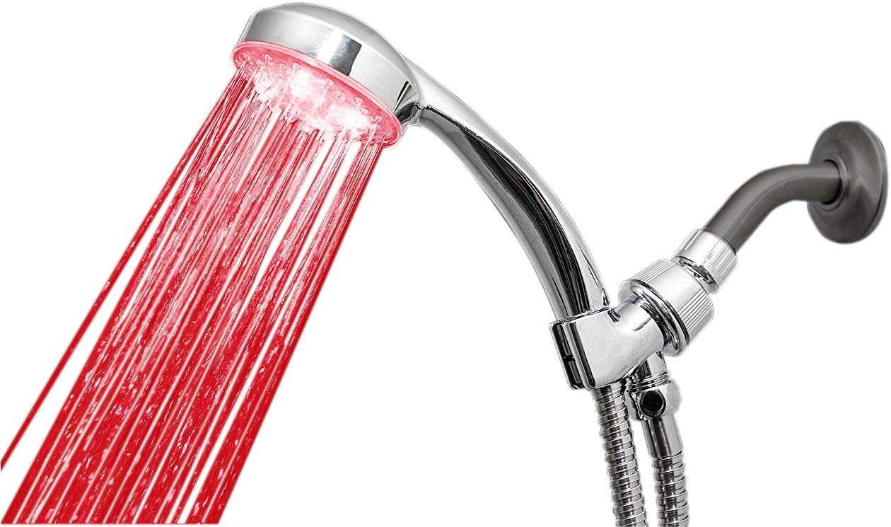 2 Pack 3-Color Temperature Sensitive Gradient LED Water Faucet Light - Color Changing Tap for Kitchen & Bathroom