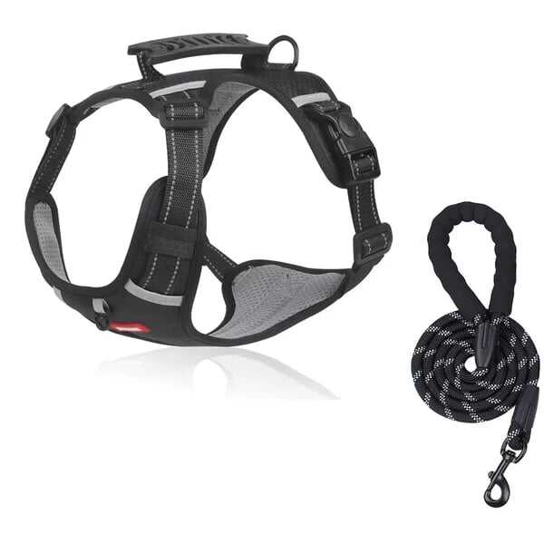 This harness leash combo is a game-changer-No Pull Dog Harness for Pets- Store Anniversary Hot Sale