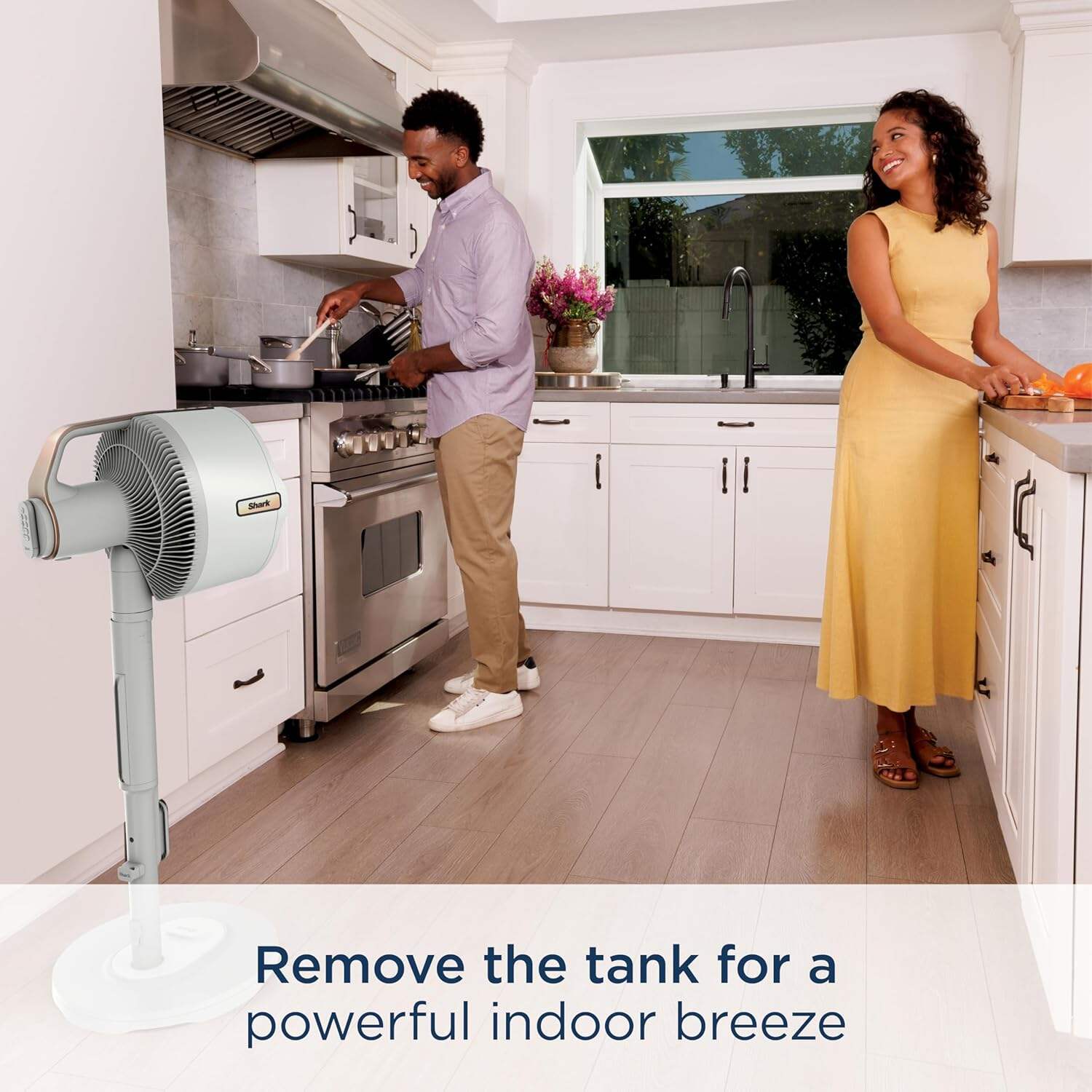 Shark FlexBreeze Pro Mist Fan — Indoor & Outdoor, Integrated Misting