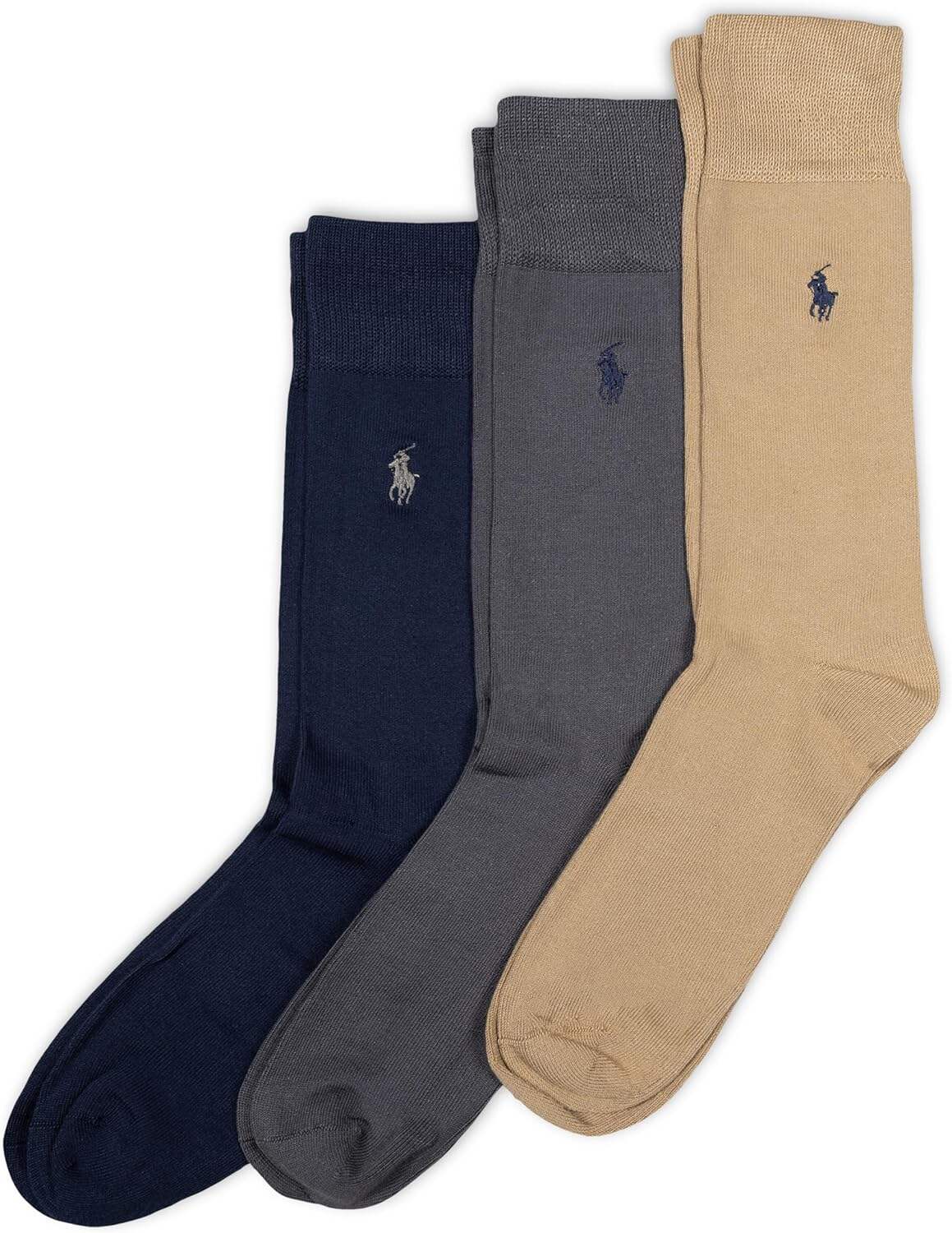 Polo Ralph Lauren Men's Supersoft Flat Crew Socks (3 Pairs)